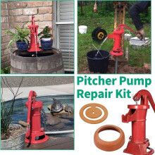 Pitcher Pump Repair Kit for 1160/PM500 & Hand Pumps - Includes -3 1/2Inch Lower Valve PU Leather,Cup PU Leathers