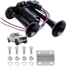 Train Horn Kit 600dB Dual-Tone Metal Horn with Air