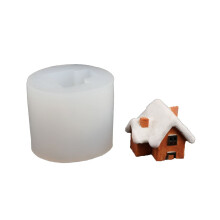 4 Types House Candle Silicone Mold Fondant Chocolate Mould DIY Clay Resin Model Cake Decorating Tool Baking Accessories