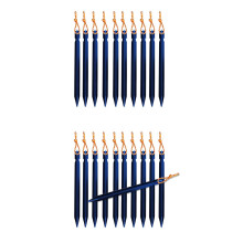 10Pcs V Shape Aluminium Peg for Tent and Tarp Outdoor Camping 7.1in