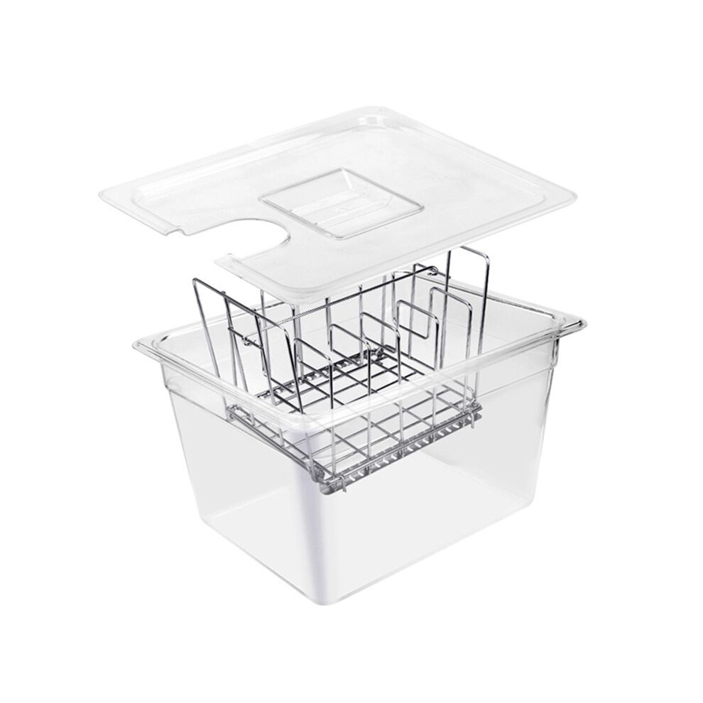 Sous Vide Cooker Machine 11L Container With Stainless Steel Rack Detachable Dividers Separator 6032248885327