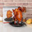 Chicken Roasting Rack with Non-Stick Baking Sheet,Sturdy Poultry Turkey Rack,Duck Rack 6