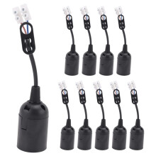 10Pcs E27 Lamp Holder Construction Socket Lamp Holder DIY Construction Site Socket Renovation Socket Lighting Accessorie