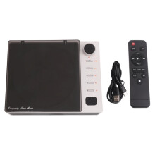 Reprodutor de CD Portátil Alto-Falantes  Sem Fio Rádio FM Walkman Reprodutor de Álbum de Música Home Máquina de CD Inglês AB Repetidor