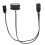 Computer ARGB Controller PC Case RESET Control  to ARGB Reset Power Cable PC 5V 3Pin Lighting Controller Black 1