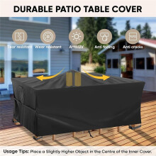 Patio Furniture Covers,Outdoor Furniture Cover Waterproof,Heavy Duty Oxford Patio Table Cover for Outdoor Chair,Sofa