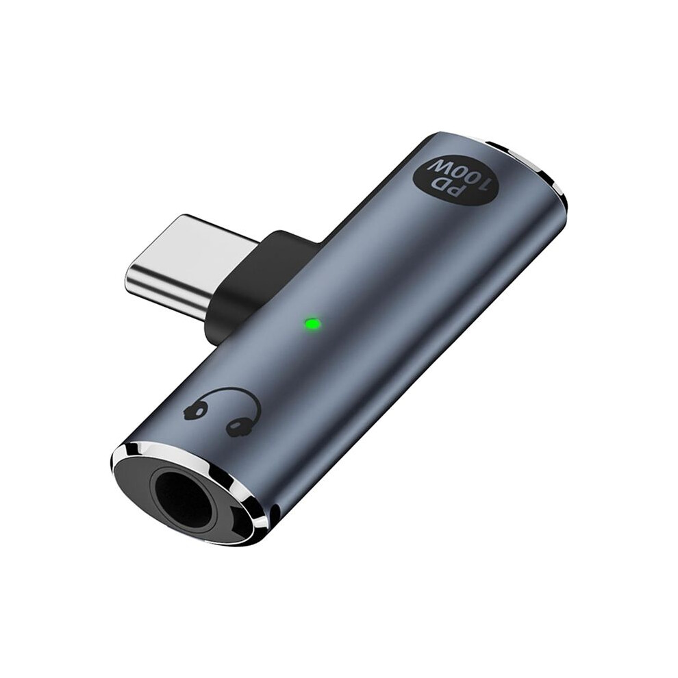 Usb C To Audio Jack Adapter With 100W Fast Charging,2-In-1 Usb C To 3.5Mm Female Headphone For Type C Interface Series,A 6033295200279