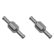 2pcs 6mm Check Valve Brake Servo Booster No Return Inline One Way Valve Non Return Valve Vacuum Hose Aluminum Valve