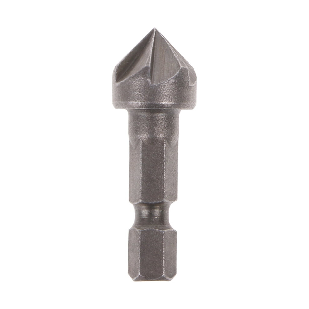 6 Flute Countersink 90 Degree Point Chamfer Cutting Woodworking Carbon Steel 9365509685051