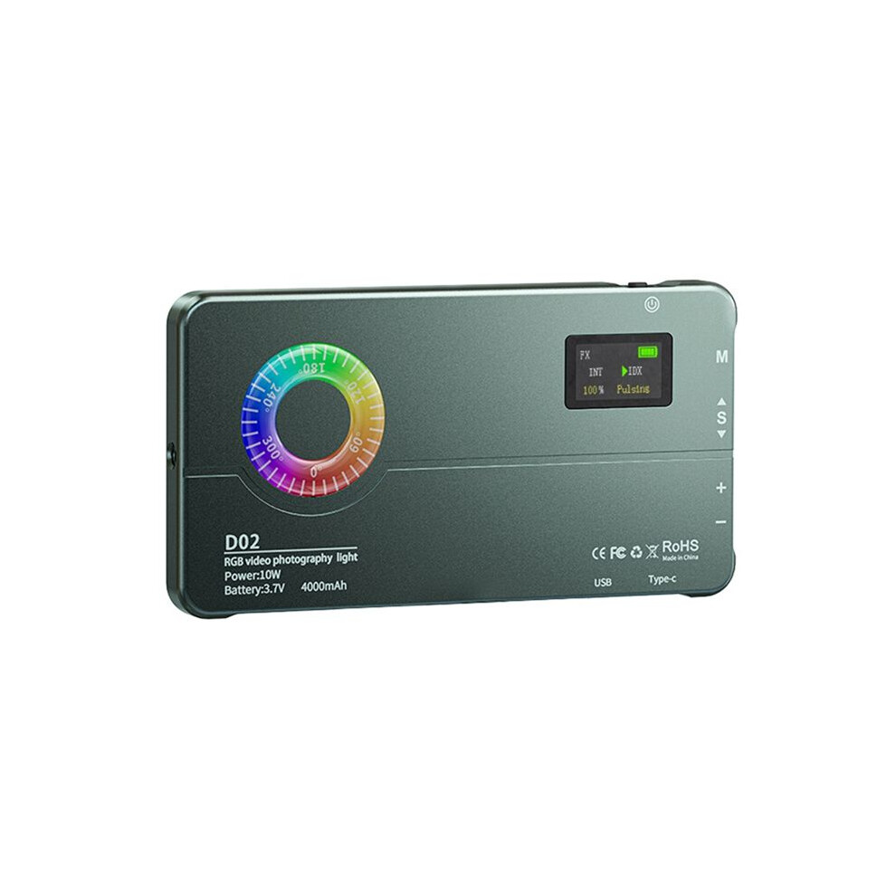 Full Color Small Panel Led Full-Color Rgb Fill Lamp 2500-9000K For Vlogging Photography Video Conference Light 6032089490032