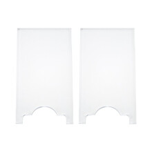 Klar Soff- och Sängstopp - 2-Pack Universalväggdistans, Skyddar Väggar, Förhindrar Brandrisker Från Värmare A