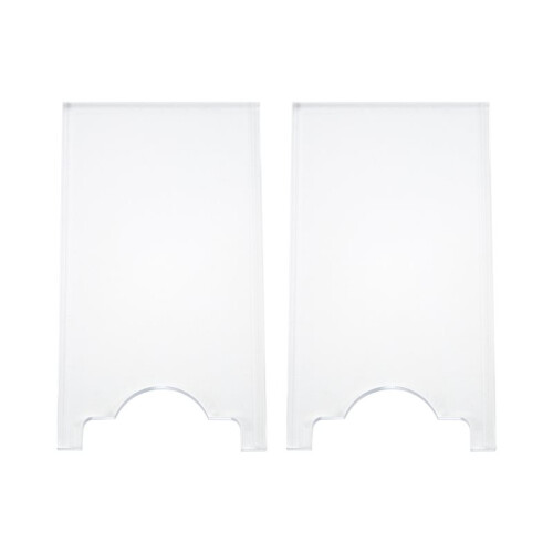 Clear Couch & Bed Stopper - Universal Wall Spacer (2‑Pack), Protects Walls, Prevents Fire Risks From Heaters A