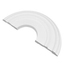 Round PU ceiling fan light cover plate 12 inch
