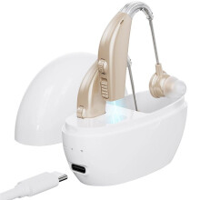 Cuffie con Altoparlante per Anziani Walkman Ricaricabili Riduzione del Rumore Adatto per Gli Anziani