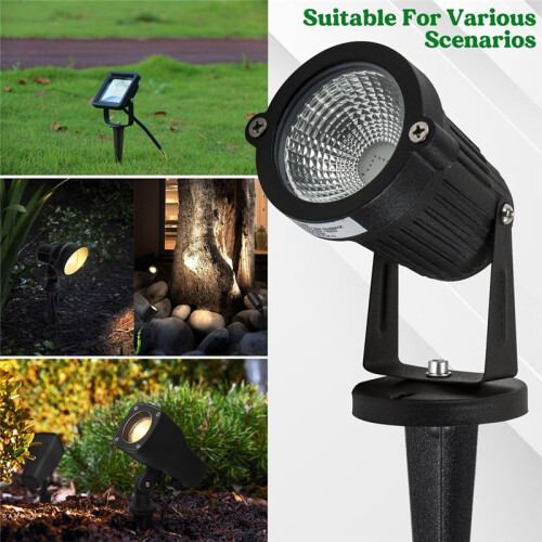 Trädgårdsljus för Utomhusbruk Ground Mount Solar Light Mount 2