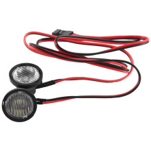 4PCS LED Lumières Phares Lumineux Projecteurs pour 1/10 RC Crawler Car TRX4 TRX6 Axial SCX10 90046 Wraith RR10 VS4-10