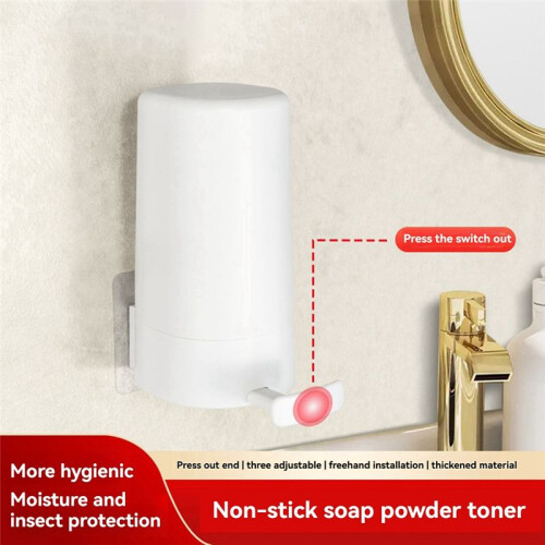 Waterproof Soap Box with Lid for Dormitory and Bathroom - No Drilling Required 1