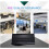 Ergonomic Under Desk Keyboard Tray with Mouse Platform, Sliding Drawer for Office Desk, White 4