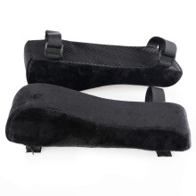 Ergonomic Memory Foam Armrest Pads for Office and Gaming Chairs, Durable PU Cushion for Elbow Relief