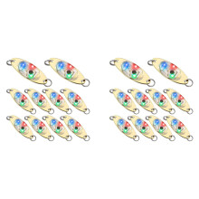 20x LED Angeln KöDer Angeln LöFfel Unterwasser Blinker Bass Heilbutt Flasher Schleppangeln Tiefer Tropfen Angeln Licht
