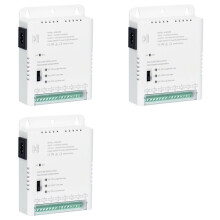 3X Alimentazione per Telecamere CCTV, Alimentazione di Distribuzione, Ingresso 90 V-264 V CA, Uscita 12 V-13,8-15 V CC, 8 Canali, HD8C96W