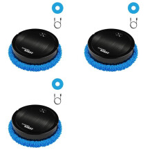 3X Robô de Limpeza Inteligente para Uso Doméstico Máquina de Limpeza Úmida e Seca Portátil Máquina de Limpeza Recarregável Aspirador de Pó-B