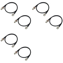 Draadloze Microfoonantenne Verlengkabel 2ft met BNC-Connector, 6-Pack voor Rackmontagesystemen