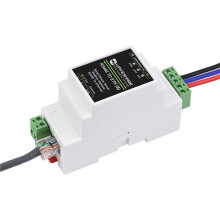4X Waveshare RS485 Serial Port Server RS485 to RJ45 Ethernet TCP/IP to Serial Port Module Rail Type Serial Port Server