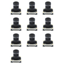 10X 5MP OV5647 Camera Module Non-Night Vision Version for Raspberry Pi 75 Degree 3.6mm Adjustable Focus 1080P HD Webcam