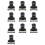 10X 5MP OV5647 Camera Module Non-Night Vision Version for Raspberry Pi 75 Degree 3.6mm Adjustable Focus 1080P HD Webcam 1
