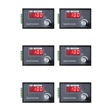 6X PWM -Motortoerentalregelaar 6-60V 30A met Digitaal Display en Robuuste Printplaat - Perfect voor Diverse Machines