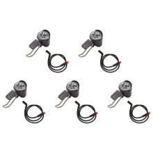 5X E-Bike Led Headlight 6V 12V 24V 36V 48V 60V Bicycle Light Waterproof Front Headlight Waterproof Connector (2 Pins)