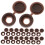 100 Pcs Thread Hole Hinge Screw Cap Covers Easy Installation 5