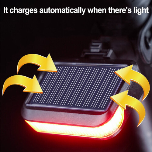 electric bicycle ebike usb solar charging bicycle taillight night riding 2