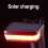 electric bicycle ebike usb solar charging bicycle taillight night riding 5