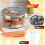 2X Airtight Bread Box Round Homemade Bread Storage Container  Recording Bread Keeper for Homemade Bread 2