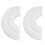 Round PU ceiling fan light cover plate 12 inch 4