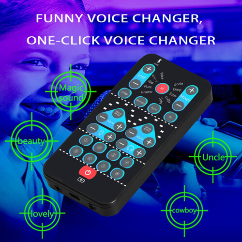 Universal Sound Changer Computer Voice Device Scheda Audio per Cellulare Tablet  Gioco Microfono Lavalier 2