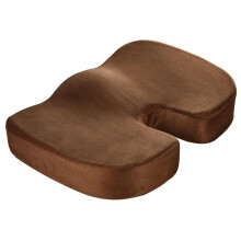 Memory Foam Seat Cushion and Lumbar Support Pillow Set for Office Chair and Car, Ergonomic Pressure Relief, Dark Gray