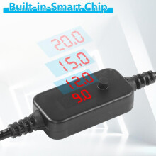 Typ C auf  Boost-Kabel Adapterkabel 5 V 9 V 12 V 15 V 20 V Einstellbare Spannung PD Schnellladekabel für Laptop Universal