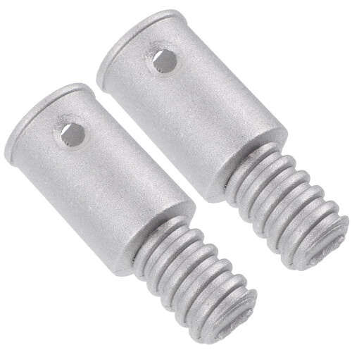 Extension Pole Tips Threaded Handle Adapter 2 Pcs 2