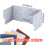 Foldable Acoustic Desk Privacy Panel 2 Piece Set for Office and Study, Noise Reduction,  Colors 2