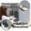 Foldable Acoustic Desk Privacy Panel 2 Piece Set for Office and Study, Noise Reduction,  Colors 5