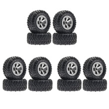 3Conjunto Pneu de Roda de 73Mm para WPL C14 C24 B24 B36 MN D90 MN-90 MN99S FY003 FY004 Acessórios de Peças de AtualizaçãO de Carro RC