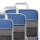 Compression Packing Cubes Waterproof Blue 3PCS 4
