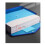 Transparent Document Organizer Bag with Secure Snap Closure and Writable Label for Office School Travel 3