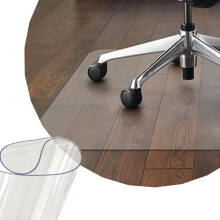 Chair Mat for Hard Floors 8080cm Clear PVC Office Floor Protector with AntiSlip Design and Easy Clean Surface