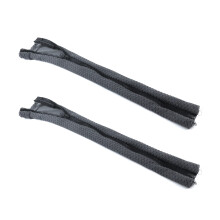 Washable Office Chair Armrest Covers with Zipper, Gray Polyester Removable Arm Covers for Computer Chair