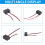 AC 220V A  5V/1A  Trasformatore 5W Impermeabile Epoxy Potting Light Power Supply Interruttore Modulo Driver 10