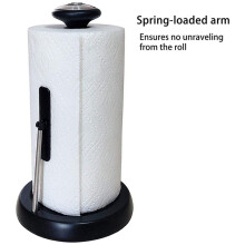 2X Papieren Handdoekhouder, Staande Papieren Handdoekhouder Roldispenser voor Keuken Aanrecht Thuis Eettafel